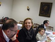Repas partagé en famille