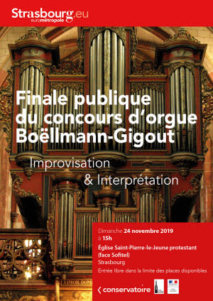 Finale du concours d'orgue Boëllmann-Gigout Finale du concours d'orgue Boëllmann-Gigout