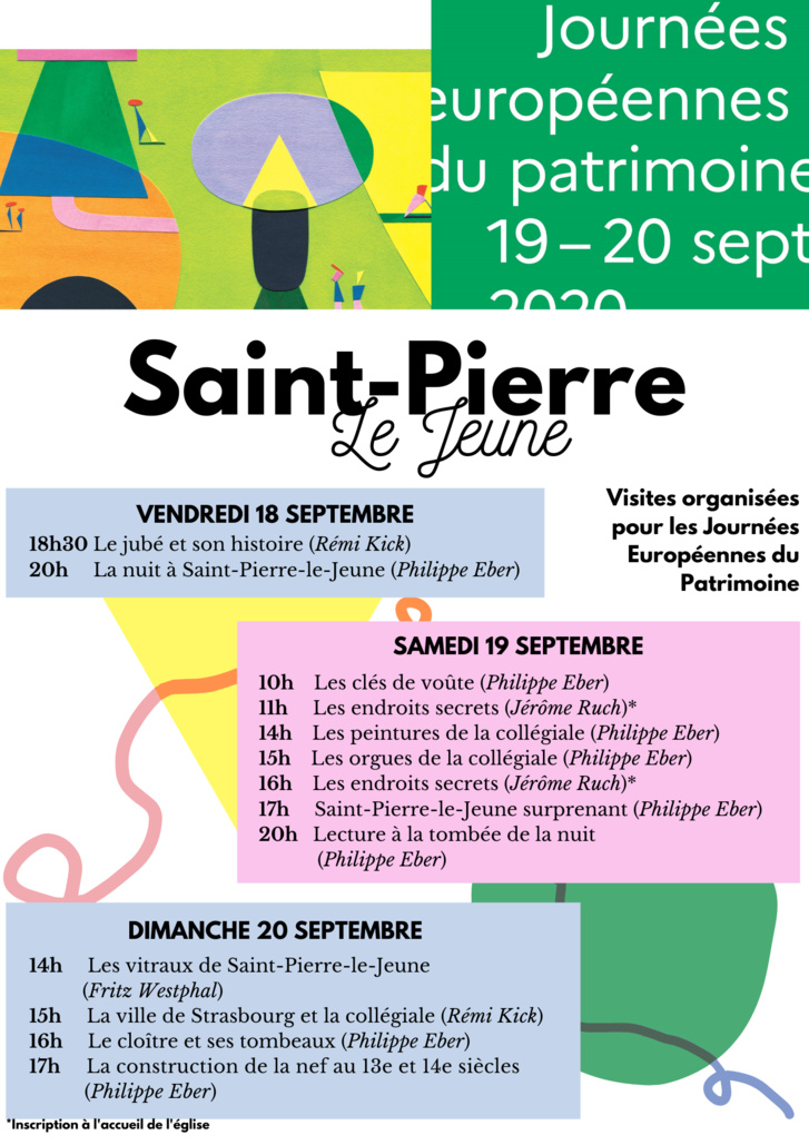 Journées Européennes du Patrimoine 2020 Journées Européennes du Patrimoine 2020