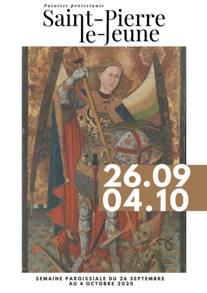 Semaine paroissiale - 26 septembre 2020