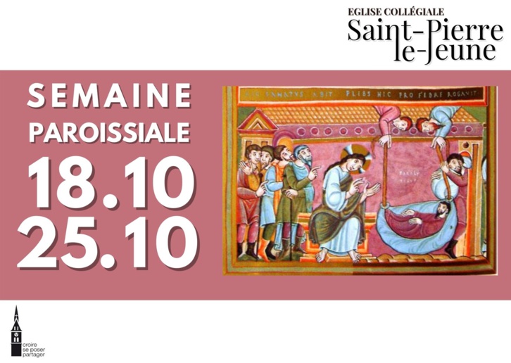 Semaine paroissiale - 18 octobre 2020
