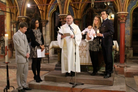 Baptême de Clémence Zerbib à Saint-Pierre-le-Jeune