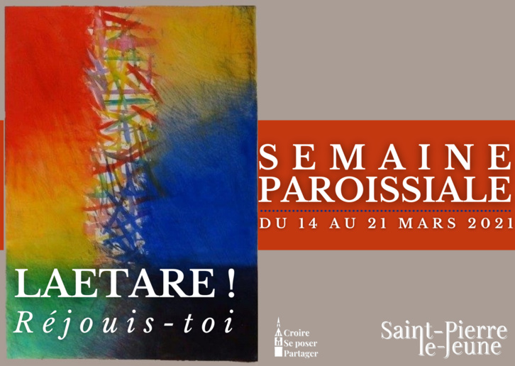 Semaine paroissiale - 14 mars