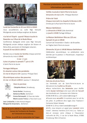 Bulletin paroissial mai - juin