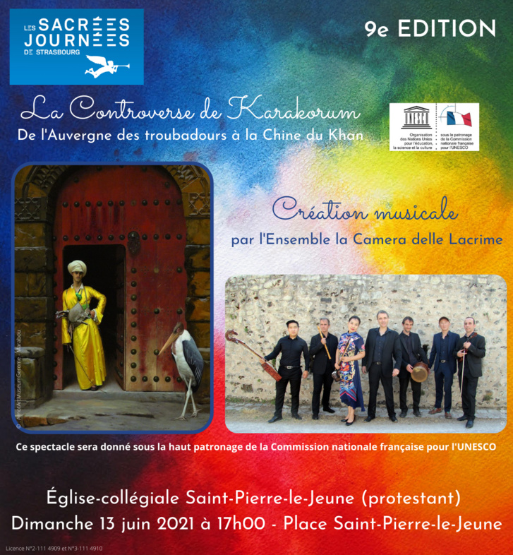 Concert des Sacrées journées à Saint-Pierre-le-Jeune - Dimanche 13 juin 2021