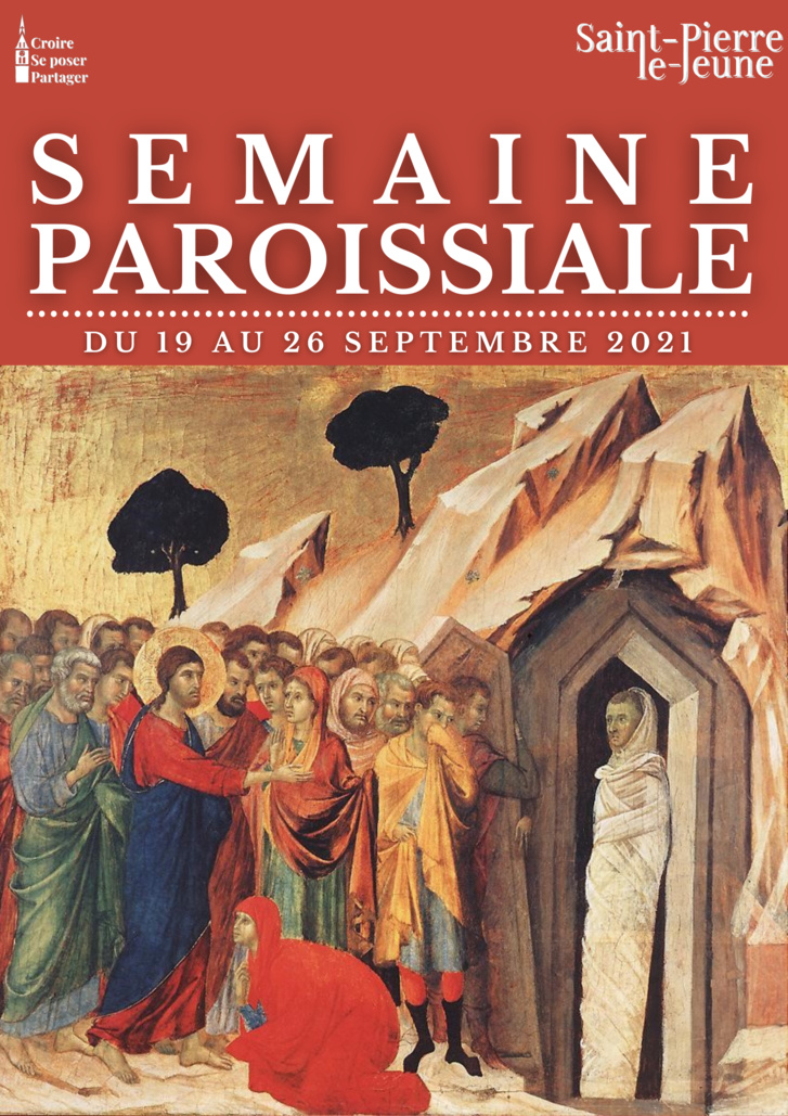 Semaine paroissiale - 19 septembre 2021
