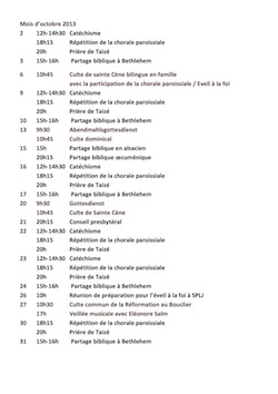 Calendrier parossial