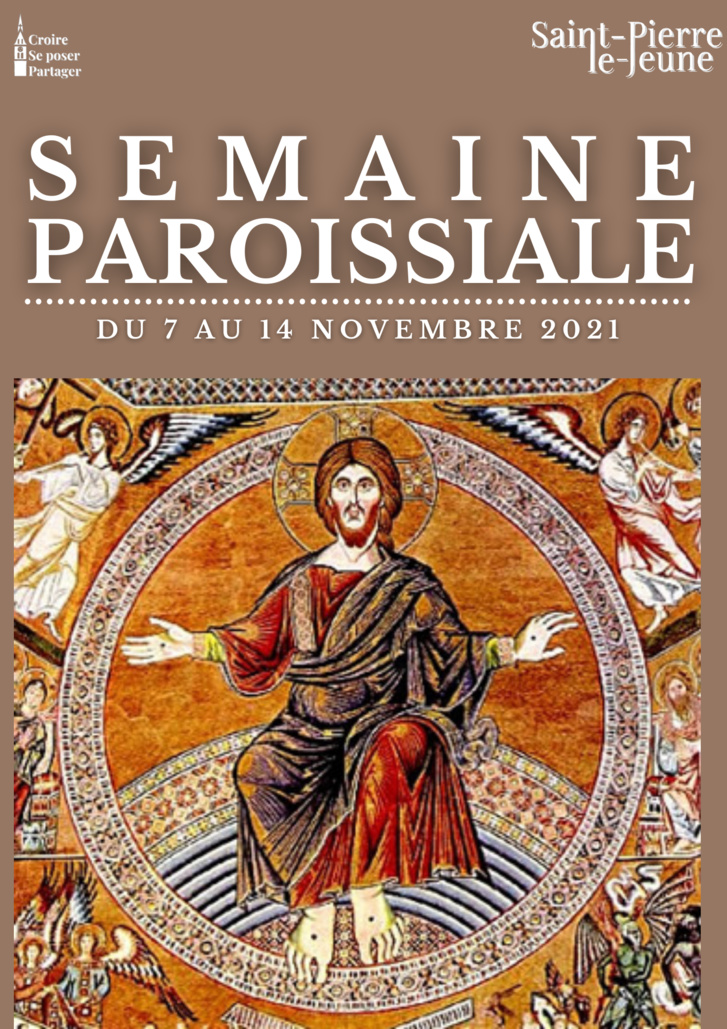 Semaine paroissiale - 7 novembre 2021 Semaine paroissiale - 7 novembre 2021