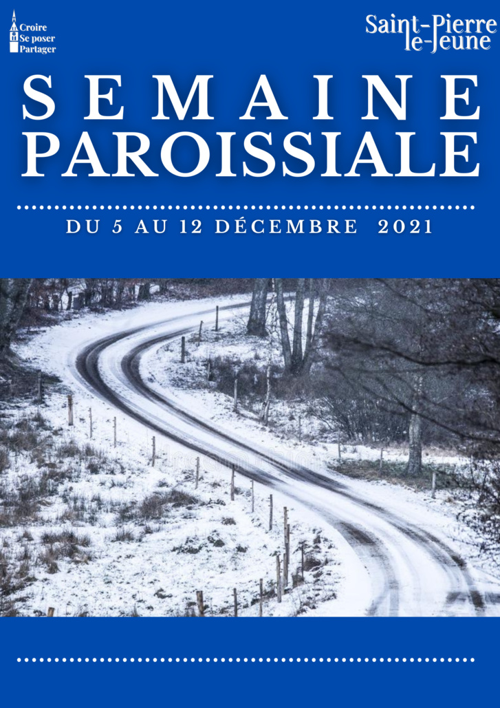 Semaine Paroissiale - 5 décembre 2021