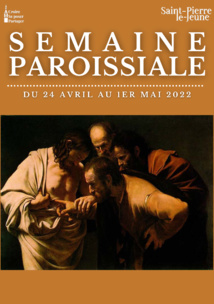 Semaine paroissiale - 24 avril