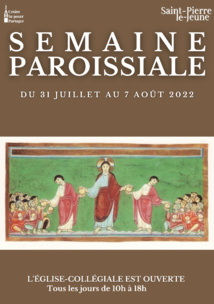 Semaine paroissiale - 31 juillet 2022