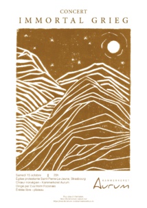 Concert du Kammerkoret Aurum, Norvège - Samedi 15 octobre à 20h Concert du Kammerkoret Aurum, Norvège - Samedi 15 octobre à 20h