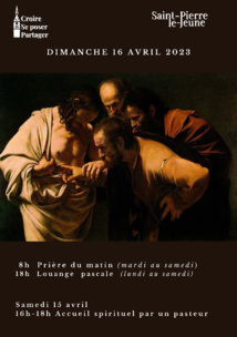 Semaine paroissiale Dimanche 16 avril 2023 Semaine paroissiale Dimanche 16 avril 2023