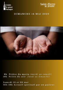 Semaine paroissiale - 14 mai 2023