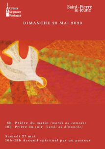 Semaine paroissiale - 28 mai 2023