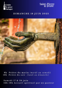Semaine paroissiale - 18 juin 2023 Semaine paroissiale - 18 juin 2023