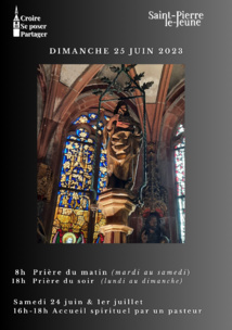 Semaine paroissiale - 25 juin 2023