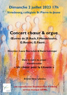 Concert - Dimanche 2 juillet 2023 à 17h00 Concert - Dimanche 2 juillet 2023 à 17h00