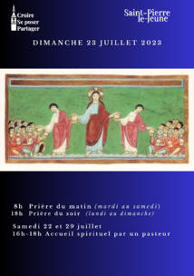 Semaine paroissiale - 23 juillet 2023