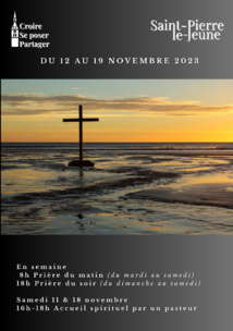 Semaine paroissiale  - Du 12 au 19 novembre 2023