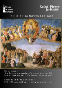 Semaine paroissiale  - Du 19 au 26 novembre 2023