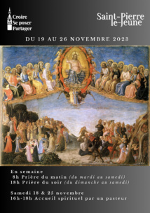 Semaine paroissiale - Du 19 au 26 novembre 2023 Semaine paroissiale - Du 19 au 26 novembre 2023