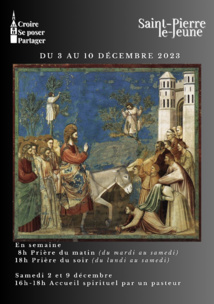 Semaine paroissiale - Du dimanche 3 au 10 décembre 2023 Semaine paroissiale - Du dimanche 3 au 10 décembre 2023