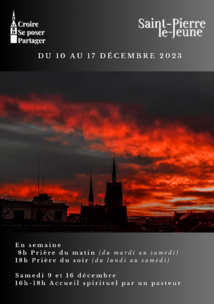 Semaine paroissiale - Du dimanche 10 au 17 décembre 2023 Semaine paroissiale - Du dimanche 10 au 17 décembre 2023