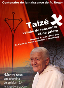 Prière de Taizé / Eglise protestante Saint-Pierre-le-Jeune Prière de Taizé / Eglise protestante Saint-Pierre-le-Jeune
