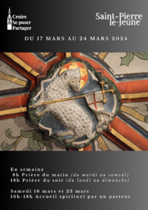 Semaine paroissiale - Du dimanche 17 au 24 mars 2024 Semaine paroissiale - Du dimanche 17 au 24 mars 2024