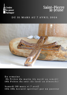 Semaine paroissiale - Du dimanche 31 mars au 7 avril 2024