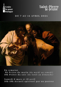 Semaine paroissiale - Du dimanche 7 au 14 avril 2024