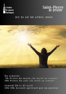 Semaine paroissiale - Du dimanche 21 au 28 avril 2024