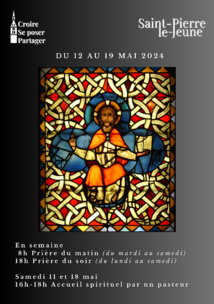 Semaine paroissiale - Du dimanche 12 au 19 mai 2024 Semaine paroissiale - Du dimanche 12 au 19 mai 2024