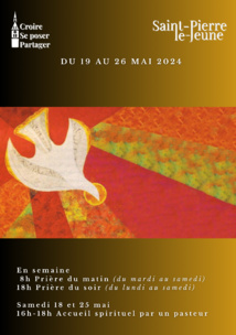 Semaine paroissiale - du 19 au 26 mai 2024