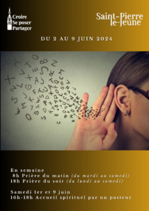 Semaine paroissiale - du 2 au 9 juin 2024