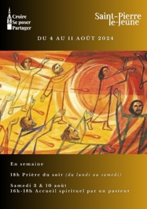 Semaine paroissiale -Du 4 au 11 août 2024 Semaine paroissiale -Du 4 au 11 août 2024