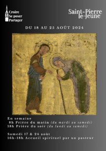 Semaine paroissiale - du  dimanche 18 au 25 août 2024