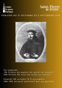 Semaine paroissiale - Du dimanche 27 octobre au dimanche 2024 Semaine paroissiale - Du dimanche 27 octobre au dimanche 2024