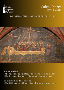 Semaine paroissiale - Du dimanche 9 au dimanche 16 février 2025 Semaine paroissiale - Du dimanche 9 au dimanche 16 février 2025