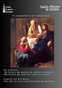 Semaine paroissiale - Du dimanche 2 au dimanche 9 mars 2025 Semaine paroissiale - Du dimanche 2 au dimanche 9 mars 2025