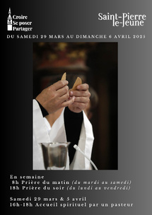 Semaine paroissiale - Du samedi 29 mars au dimanche 6 avril 2025 Semaine paroissiale - Du samedi 29 mars au dimanche 6 avril 2025