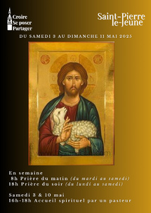 Semaine paroissiale - Du samedi 3 mai au dimanche 11 mai 2025 Semaine paroissiale - Du samedi 3 mai au dimanche 11 mai 2025
