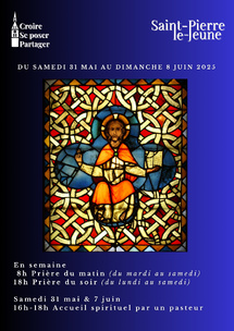Semaine paroissiale - Du Samedi 31 mai au lundi 9 juin 2025