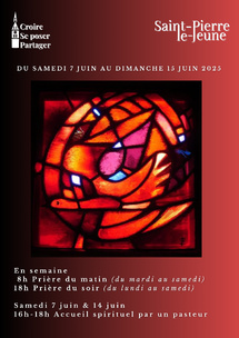 Semaine paroissiale - Du samedi 7 au dimanche 15 juin 2025 Semaine paroissiale - Du samedi 7 au dimanche 15 juin 2025