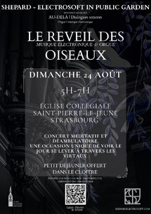 Dimanche 24 août 2025 - Le réveil des oiseaux Dimanche 24 août 2025 - Le réveil des oiseaux