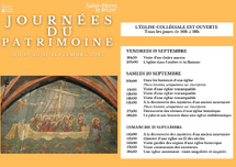 Journées du patrimoine à Saint-Pierre-le-Jeune -du vendredi 19 au dimanche 21 septembre 2025