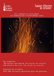 Semaine paroissiale Du Samedi 25 au Dimanche 2 novembre 2025