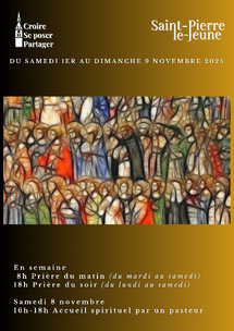 Semaine paroissiale -Du samedi 1er novembre au dimanche 9 novembre 2025 Semaine paroissiale -Du samedi 1er novembre au dimanche 9 novembre 2025