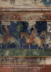 Semaine paroissiale - Du vendredi 7 au dimanche 16 novembre 2025